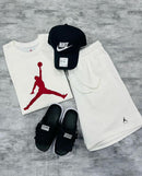 Kit Jordan + NK Asuna + Boné NK (4 Peças)